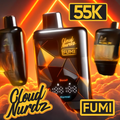 CLOUD NURDZ FUMI 55,000 PUFFS DISPOSABLE VAPE - DISPLAY OF 5