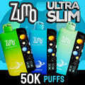 Zumo Ultra Slim 50,000 Puffs Disposable Vape - Display of 5 - Wholesale