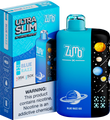 Zumo Ultra Slim 50,000 Puffs Disposable Vape - Blue Razz - Display of 5 - Wholesale