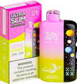 Zumo Ultra Slim 50,000 Puffs Disposable Vape - Watermelon Strawberry Kiwi - Display of 5 - Wholesale