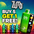 Zumo Ultra Slim 50,000 Puffs Disposable Vape - Double Apple - Display of 5 - Wholesale