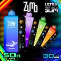 Zumo Ultra Slim 50,000 Puffs Disposable Vape - Double Apple - Display of 5 - Wholesale