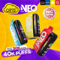 AIRIS NEO NIC CONTROL 40,000 PUFFS DISPOSABLE VAPE - DISPLAY OF 5