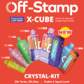 OFF STAMP X-CUBE CRYSTAL 35,000 PUFFS DISPOSABLE (FULL KIT) - DISPLAY OF 5