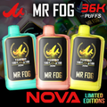 MR FOG NOVA LIMITED EDITION 36,000 PUFFS DISPOSABLE VAPE - DISPLAY OF 5