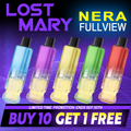 LOST MARY NERA FULLVIEW 70,000 PUFFS DISPOSABLE VAPE 2-PACK (PODS ONLY) - DISPLAY OF 5
