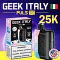GEEK ITALY PULSE X 25,000 PUFFS DISPOSABLE VAPE - DISPLAY OF 5