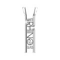 WHITE RHINO 9MM GLASS ROLLING TIP - JAR OF 50