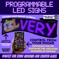 LED MATRIX PANEL - CUSTOMIZED LED NEON SIGNS CONTROLLED FROM PHONE