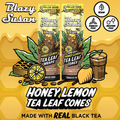 BLAZY SUSAN KING SIZE REAL HONEY LEMON TEA CONES 2-PACK - DISPLAY OF 10