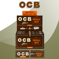 OCB VIRGIN ROLL KIT SLIM PAPERS TIPS and TRAY - 20CT DISPLAY
