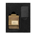 ZIPPO - TACTICAL POUCH & BLACK CRACKLE WINDPROOF LIGHTER GIFT SET - 1CT