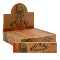 ZIG-ZAG UNBLEACHED KING SLIM SIZE ROLLING PAPER - 24CT DISPLAY