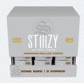 STIIIZY KING SIZE PREMIUM ROLLED CONES 3-PACK - DISPLAY OF 24
