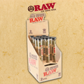 RAW PRESSED BUD WRAP CONE KING SIZE 2PK - 12CT DISPLAY