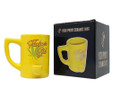 HPG CERAMIC WATER PIPE MUG - YELLOW LEAF FLOWER GIRL