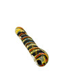 SPIRAL DICHRO GLASS CHILLUM 3" - 10CT BAG