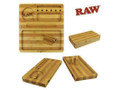 RAW BAMBOO BACKFLIP MAGNETIC ROLLING TRAY (RAW-TRAY19)