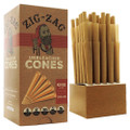 ZIG-ZAG UNBLEACHED CONES KING SIZE