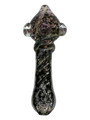 GOLD BLACK FRIT RIM HEAVY HANDPIPE 5" - BAG OF 5CT