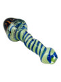 METRIX MILKY COLOR BODY GLOD FUMED HEAD HANDPIPE 5" - BAG OF 5CT