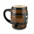 BARREL O'FUN PORCELAIN PIPE MUG 5" (WP134)