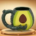AVOCADO MUG CERAMIC HANDPIPE - 1CT