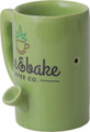 WAKE AND BAKE CO. PORCELAIN PIPE MUG 5" (WP101)