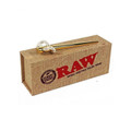 RAW ROLLING PAPERS GOLD POKER WITH WOVEN NATURAL HEMP NECKLACE - 1CT