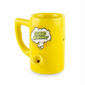 YELLOW GOOD MORNING PORCELAIN MUG 5" (WP107)