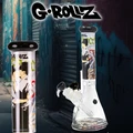 G-ROLLZ BANKSY'S KISSING COPPERS BEAKER BONG 14.5"