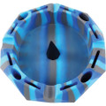 FUJIMA DIAMOND SILICONE ASHTRAY - 4.5IN - DISPLAY OF 6
