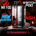 MR FOG SWITCH 45,000 PUFFS (FULL KIT) DISPOSABLE VAPE - DISPLAY OF 5