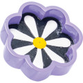 FUJIMA FLOWER PETAL POLYSTONE ASHTRAY & INCENSE BURNER - 6CT DISPLAY