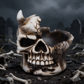 FUJIMA HALF SKULL ASHTRAY