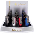LLUCIENNE QUAD FLAME TORCH LIGHTER - DISPLAY OF 6