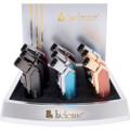 LUCIENNE QUAD TORCH LIGHTER - DISPLAY OF 9