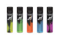 CLIPPER LIGHTERS CKJ11 JET DARK NEBULA - DISPLAY OF 48