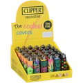 CLIPPER CP21 SILICONE POPCOVERS WEEDNESDA LIGHTERS - DISPLAY OF 30