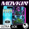 MOVKIN ULTRA 60,000 PUFFS DUAL FLAVOURS DISPOSABLE VAPE (FULL KIT) - DISPLAY OF 5