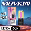 MOVKIN ULTRA 30,000 PUFFS DISPOSABLE VAPE (POD ONLY) - DISPLAY OF 5