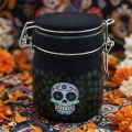 SUGAR SKULL MEDIUM STASH JAR - PACK OF 3