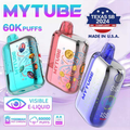 MYTUBE PLUS 60,000 PUFFS DISPOSABLE VAPE - DISPLAY OF 5