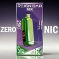 REIGN BAR MIX 25,000 PUFFS (ZERO NIC) DISPOSABLE VAPE (POD ONLY) - DISPLAY OF 5