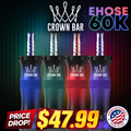 AL FAKHER CROWN BAR 60,000 PUFFS E-HOOSE X DISPOSABLE HOOKAH - DISPLAY OF 5