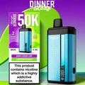 DINNER LADY DUAL FLAVOR 50,000 PUFFS DISPOSABLE - DISPLAY OF 5