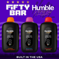 FIFTY BAR X HUMBLE 20,000 PUFFS DISPOSABLE VAPE - DISPLAY OF 5