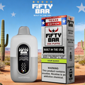 FIFTY BAR TEXAS EDITION 20,000 PUFFS DISPOSABLE VAPE - DISPLAY OF 5 (USA COMPLIANT VAPE)