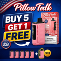 PILLOW TALK X PATRIOT EDITION 50,000 PUFFS DISPOSABLE - DISPLAY OF 5 (TEXAS COMPLIANT)
