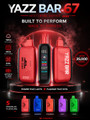 YAZZ BAR 67 35,000 PUFFS DISPOSABLE VAPE - DISPLAY OF 5